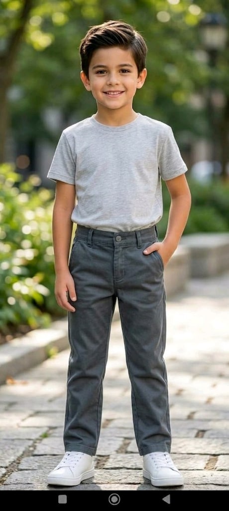 Lcwaikiki unisex çocuk 6,7 yaş kumaş okul pantalon