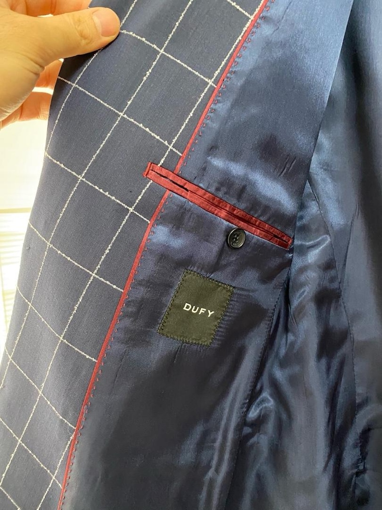 DUFFY ÇİZGİLİ ERKEK CEKET — görsel 3/5