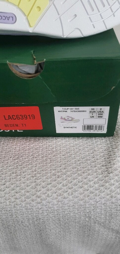 Lacoste çocuk ayakkabı. Ücreti hayır kurumlarına verilecektir - 5
