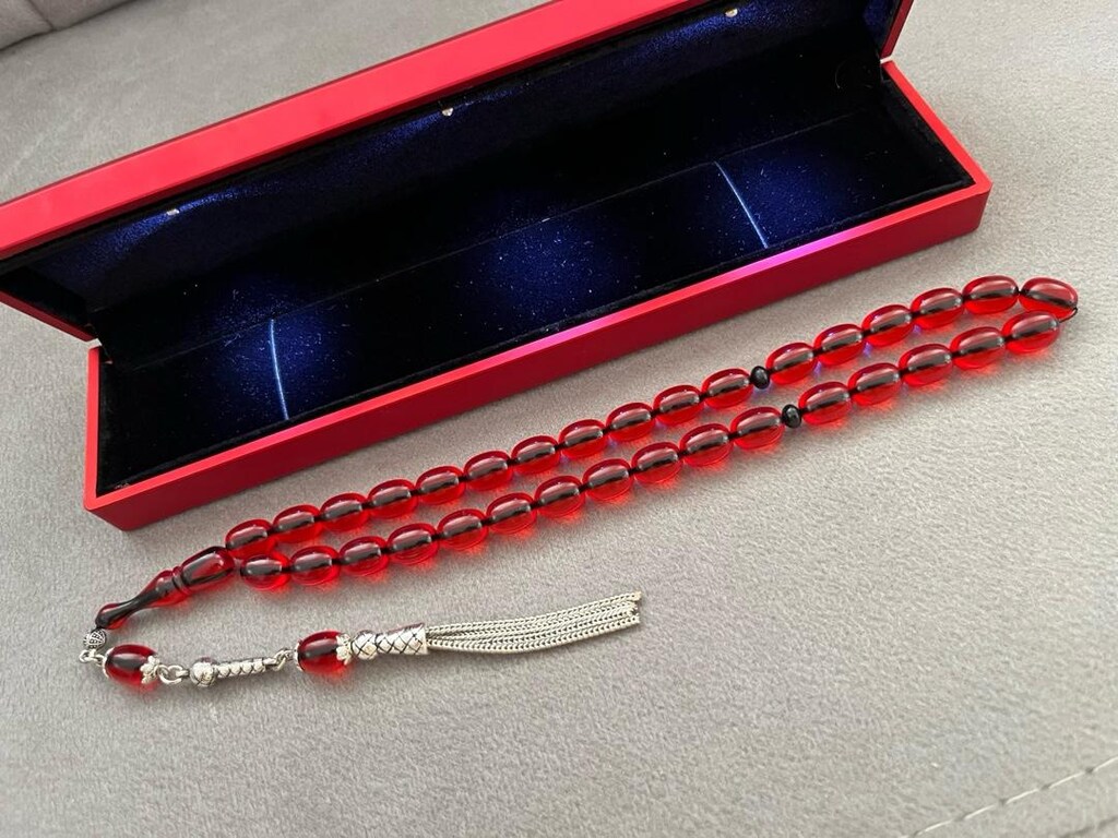 Kırmızı Ateş Kehribar İp Yolu Siyah Eskitme - 10