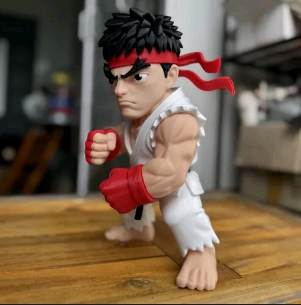 Street Fighter Ryu ve Ken Figür Seti - Özel Tasarım Hediyelik - 2