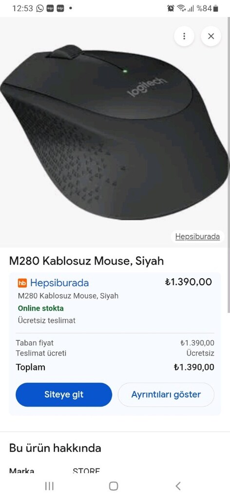 Logitech sesiz kablosuz mouse - 2