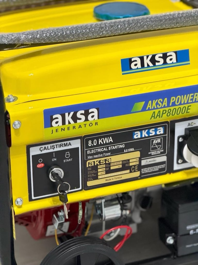 AKSA SIFIR 8KW JENERATÖR BENZİNLİ - 4