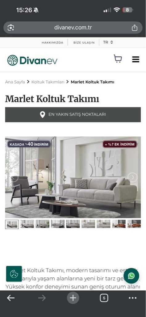 Divan Home Marlet Koltuk takımı - 5