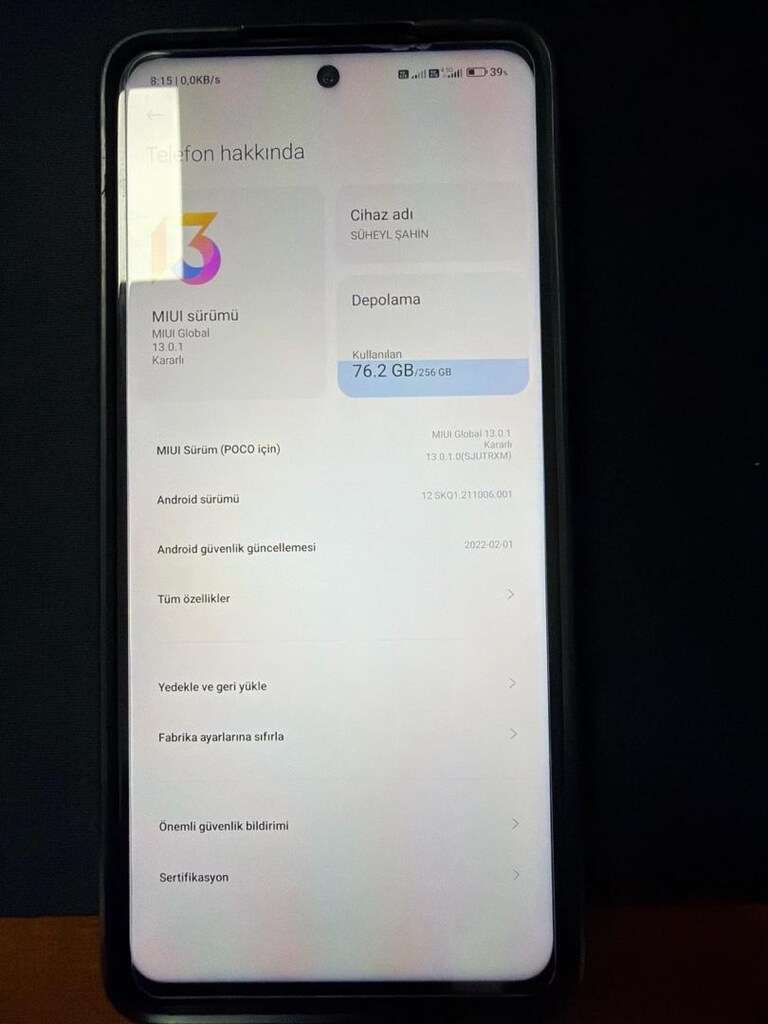 POCO X3 PRO 8 / 256 YURT İÇİ TELEFONU - 8