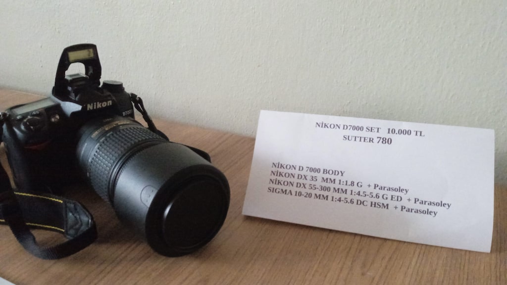 NİKON D7000 SET SUTTER 780 - 7