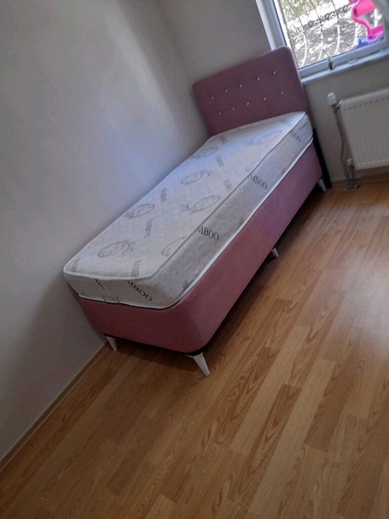 Tek kişilik baza başlık yatak - 5