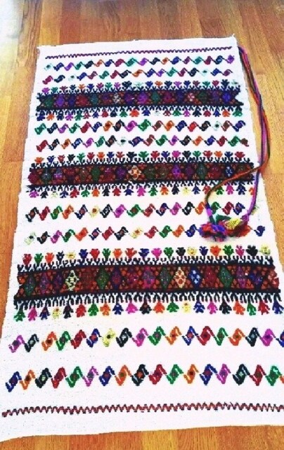 4 adet Antika El dokuma yün cuval kilim