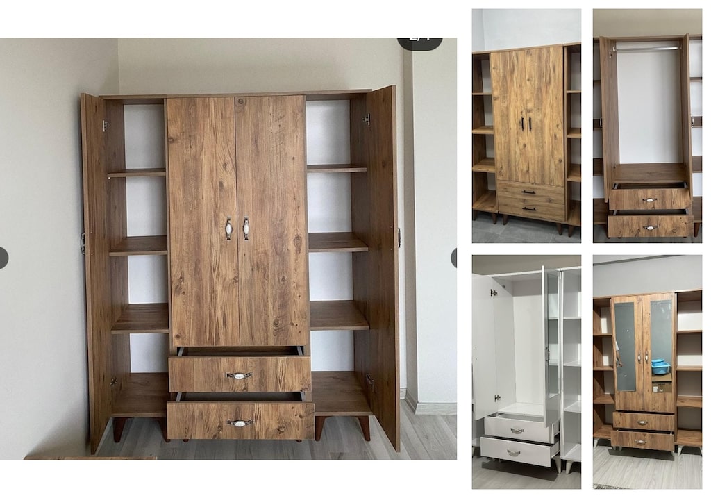 4 kapaklı elbise dolabı ctyslebvaz - 5