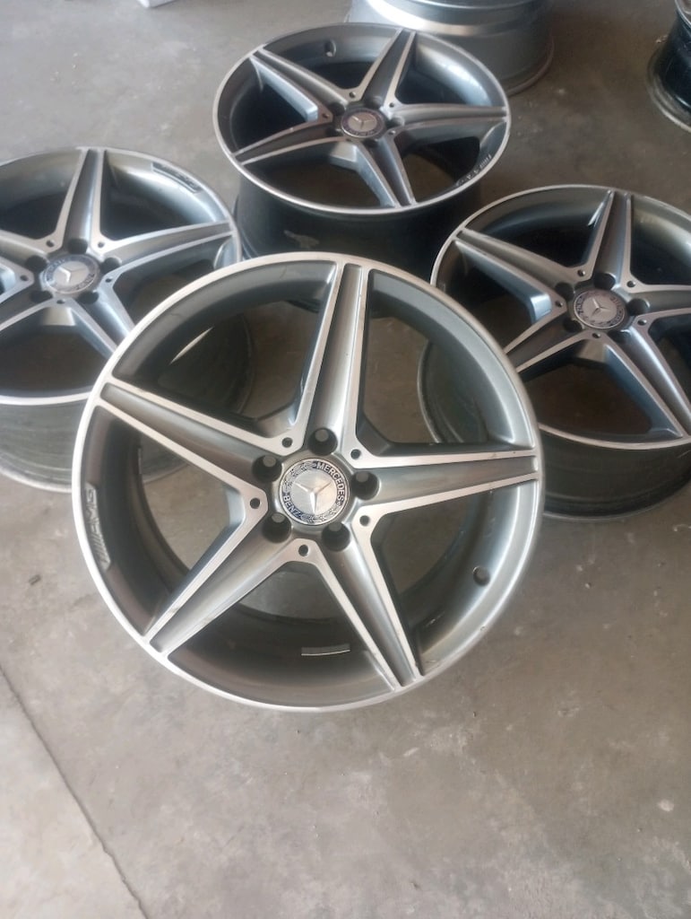 5x112/18 orjinal AMG mercedes çelik jant - 8