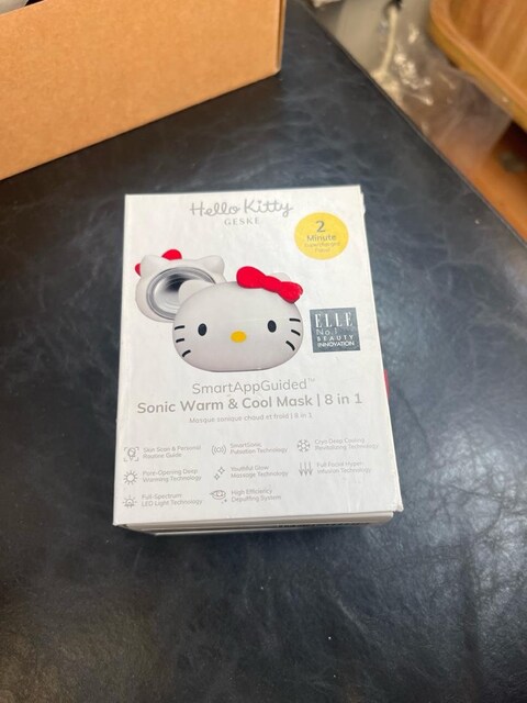 Geske Hello Kitty Sonic Warm & Cool Mask 8 in 1 akıllı cilt bakım ciha