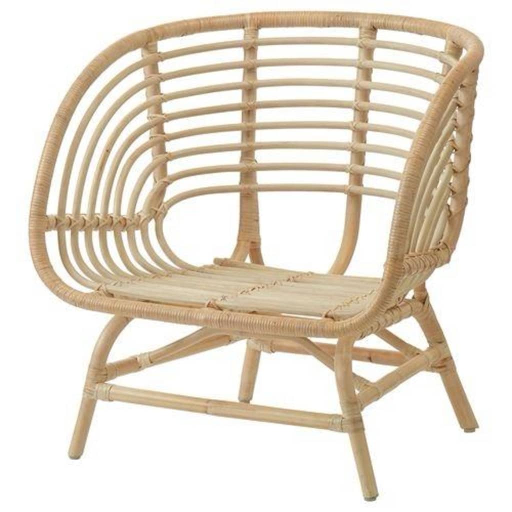 IKEA BUSKBO Rattan Koltuk Takımı + Yuvarlak Sehpa (Alanya Oba) - 5