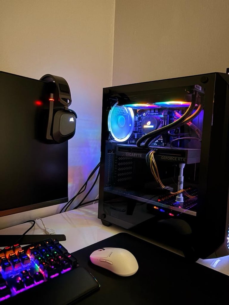 4060ti Gigabayte EAGLE + ASUS TUF 27inç monitör - 3