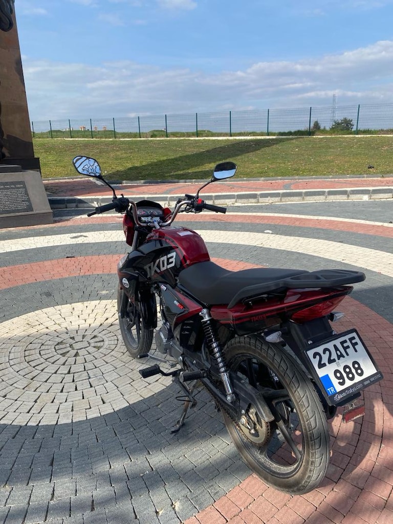 Kırmızı Siyah Motosiklet - 6