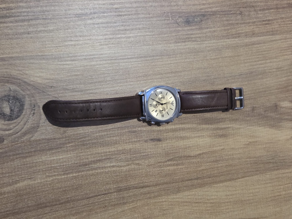 Orijinal Emporio Armani AR0286 Dikdörtgen Kasa Klasik Kol Saati - 3