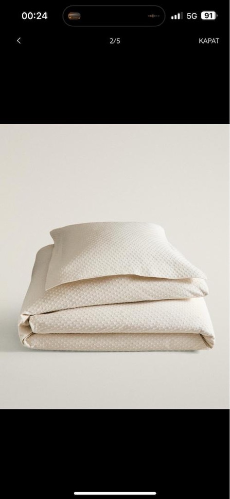 Zara home yatak örtüsü - 3