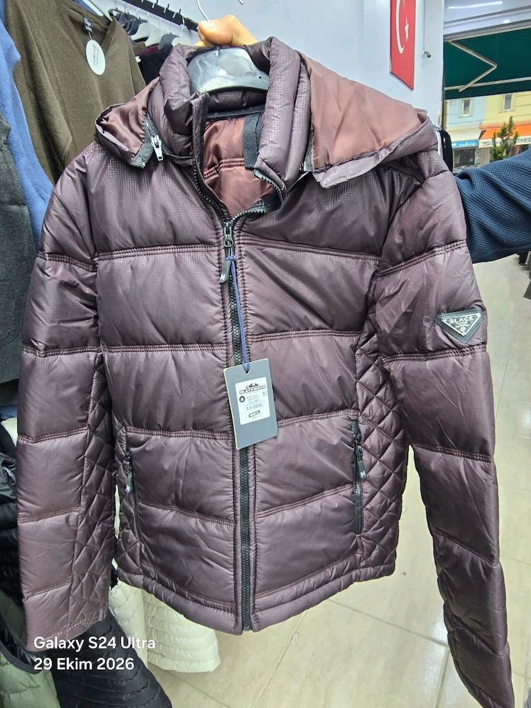 Kahverengi Şişme Mont - 3