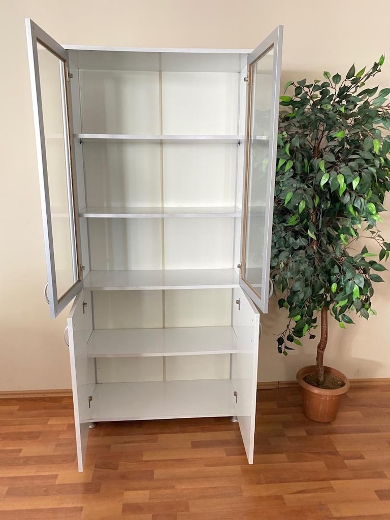 kitaplık evrak dosya dolabı camlı 2.el çok temizdir - 5