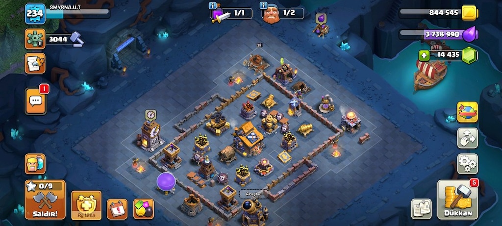 clash of clans BB18 Fule Yakın 14500 Taş - 7