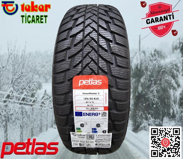 195 55 16 Petlas Snowmaster 2 #kış & kar lastiği# Teker Ticaret ÜT2026