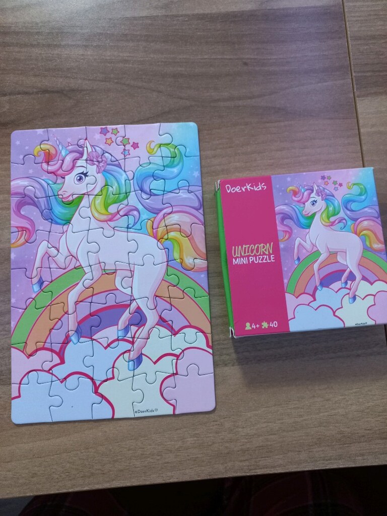 5 adet 40 parça mini puzzle - 7