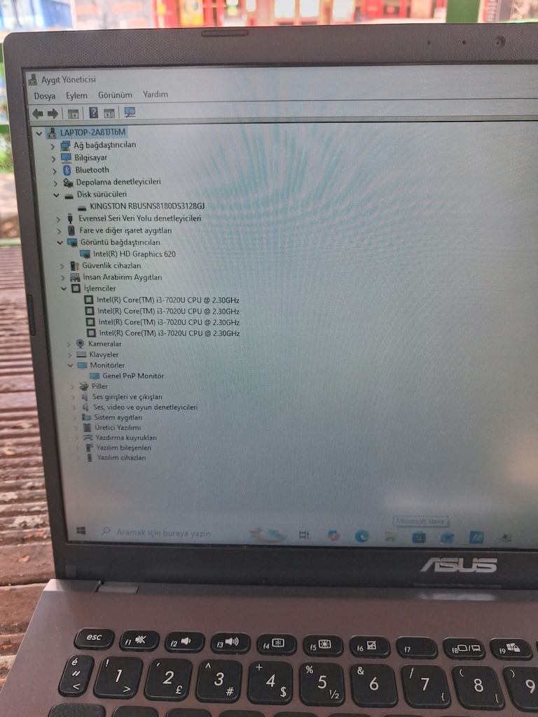 TEMİZ ASUS VIVOBOOK | İ3 7. NESİL / 8 GB RAM / 128 GB SSD /HIZLI - 5