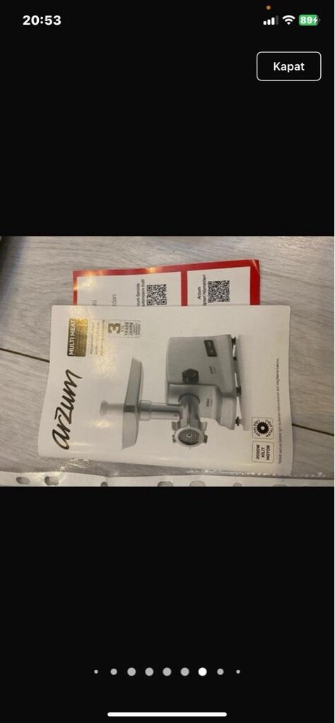 Arzum AR1076 Multi Meat kıyma makinası - 9