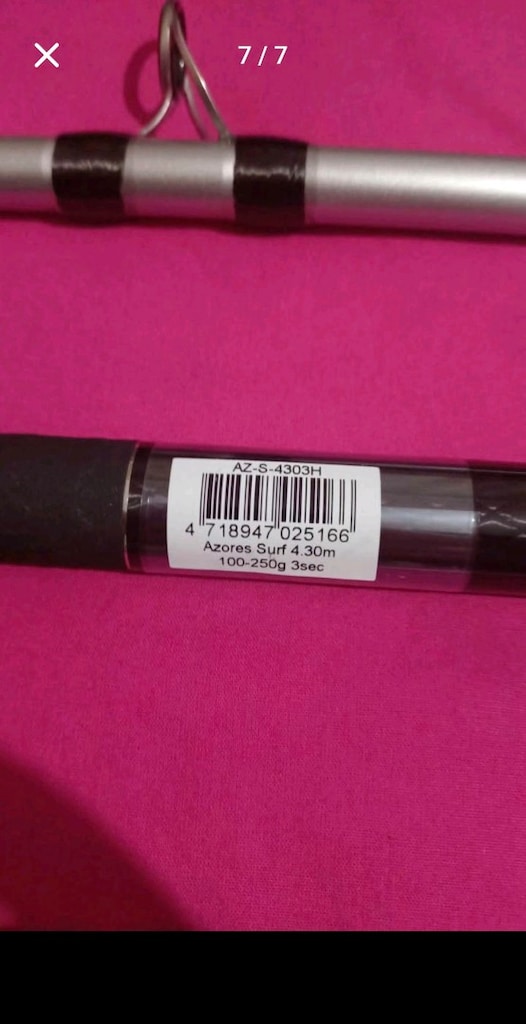 okuma azores 1 430cm 100_250gr üc parça sörf kamış (açıklamayı okuyun - 7