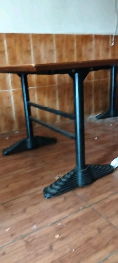 110 × 70 cm dikdörtgen kafe masası - 3