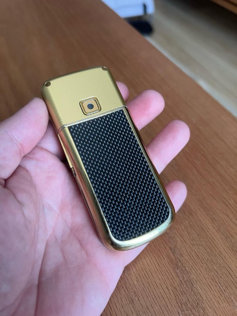 NOKİA 8800 ARTE GOLD ÇİN PARÇA NİYETİNE DEKORLUK PİL YOK KAYITSIZ - 3