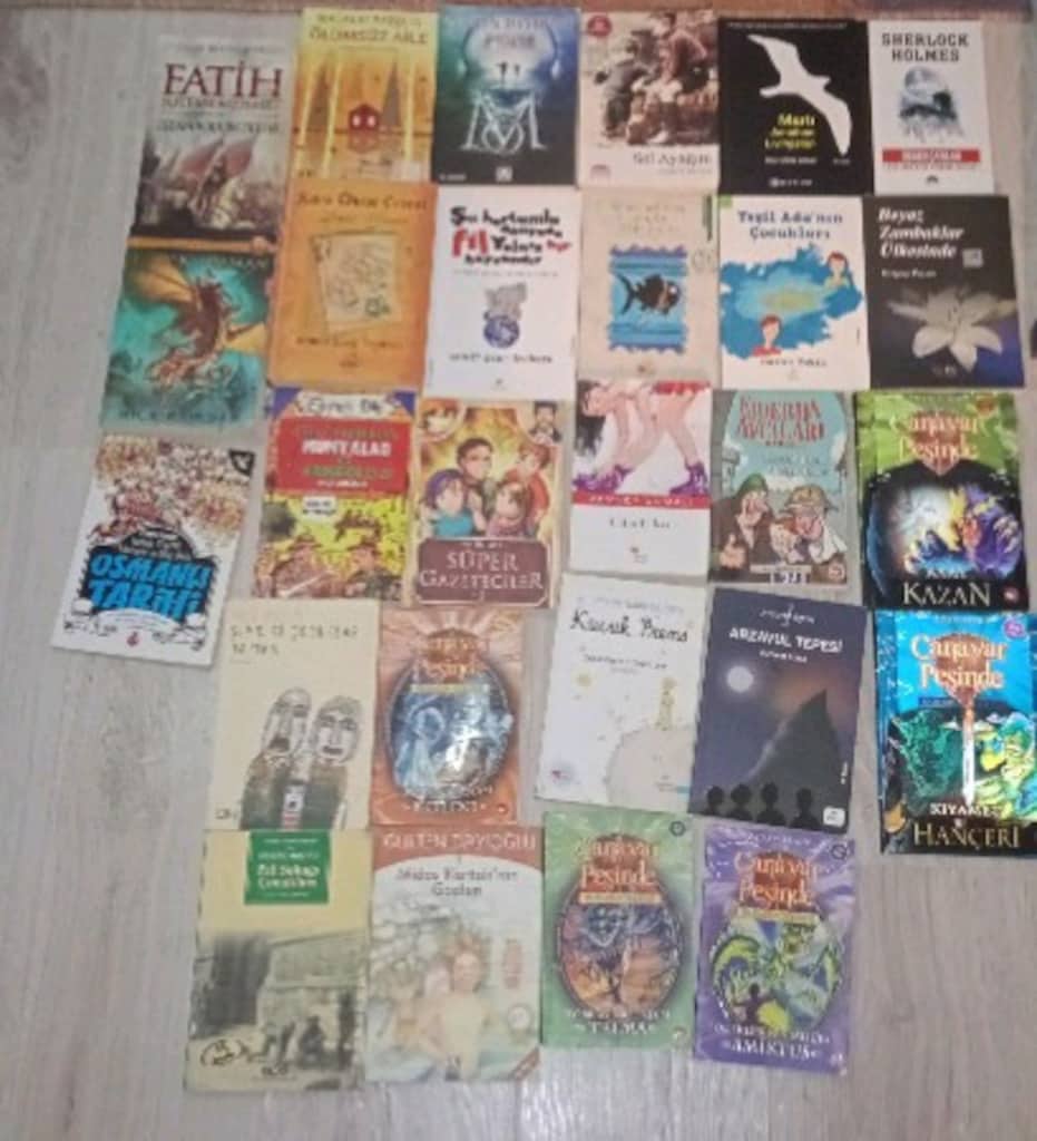 Temiz kitaplar tane 30 tl