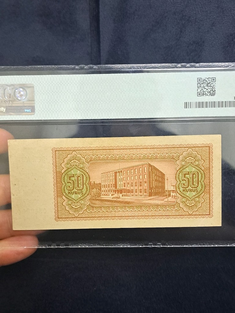 TÜRK TARİHİNİN EFSANESİ: PMG 53 SERTİFİKALI "BATAN GEMİ" 50 KRŞ - 4