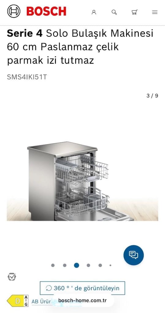 BULAŞIK MAKİNESİ BOSCH - 6