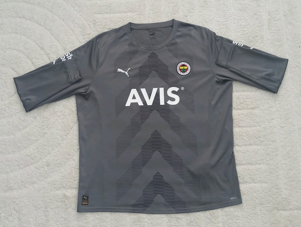 2022-2023 Altay Bayındır Orijinal Fenerbahçe Kaleci Forma Puma Gri - 3