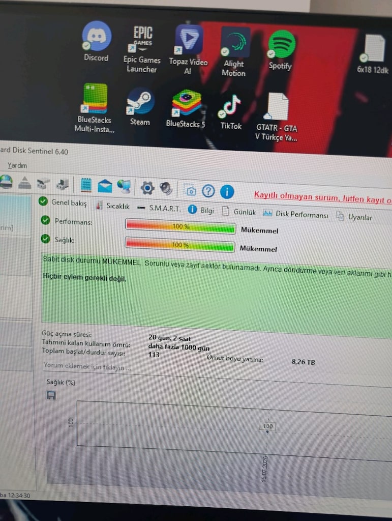 6 TB HDD SEAGATE HARDDİSK %100 SAĞLIK - 5
