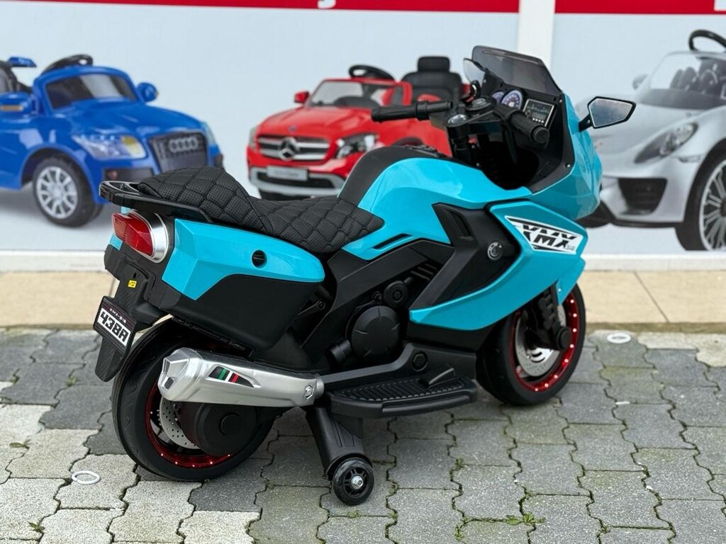 12 VOLT TURKUAZ MAVİ MOTOR - 4