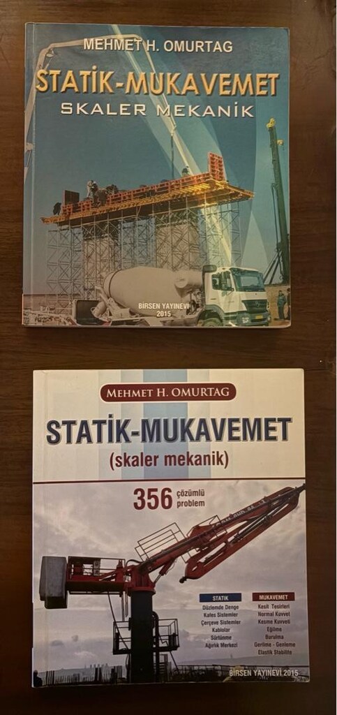 Statik - Mukavemet Kitapları Çifti 1000 - 2