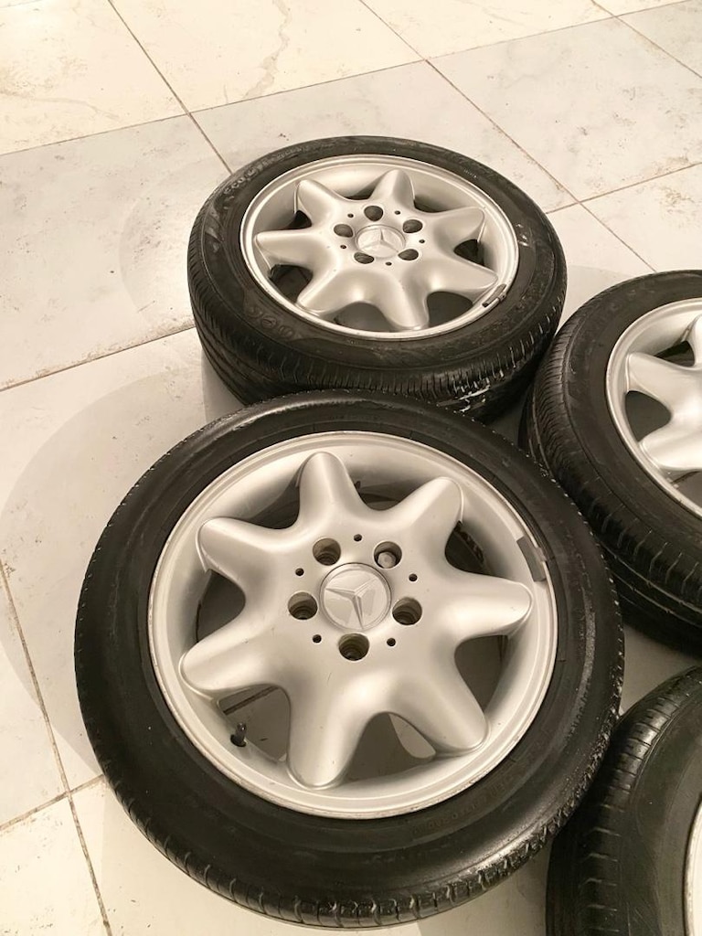 15 inc 5x112 mercedes çelik jant lastik takımı - 3