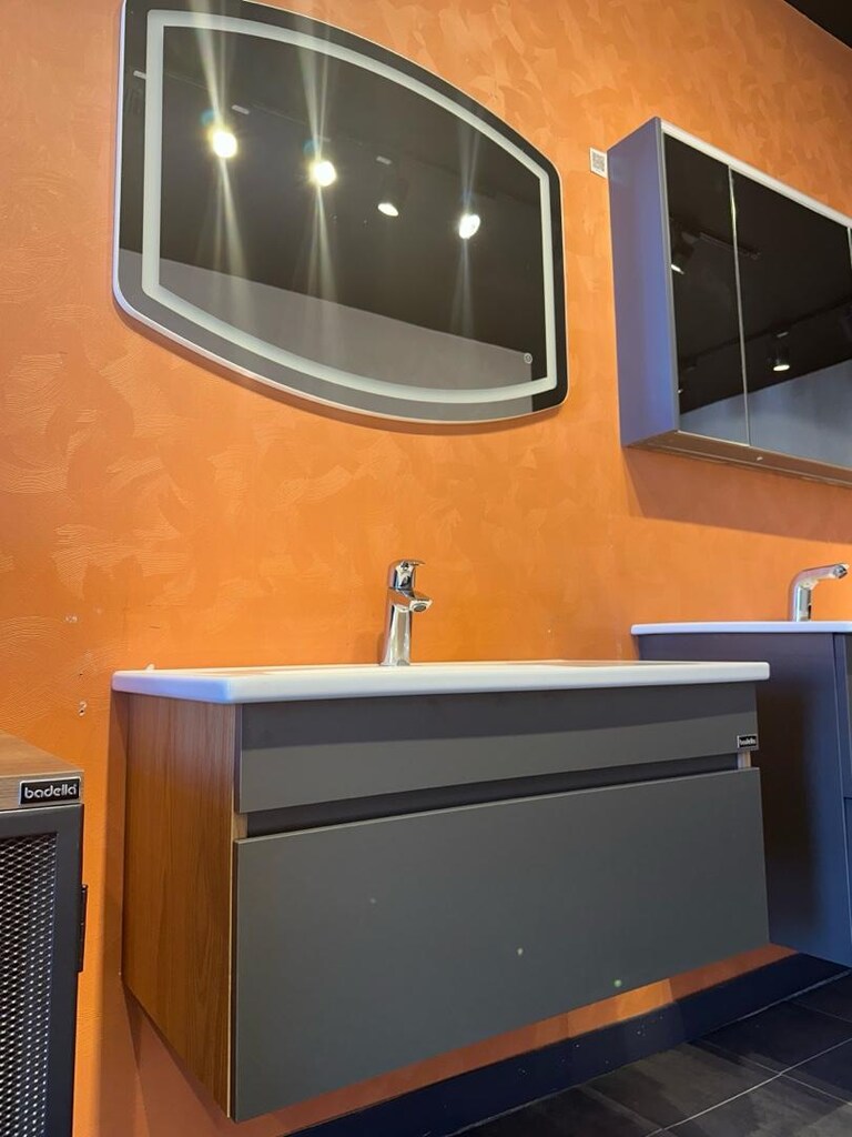 85 cm Antrasit MdfLam Banyo Mobilya Seti - 4