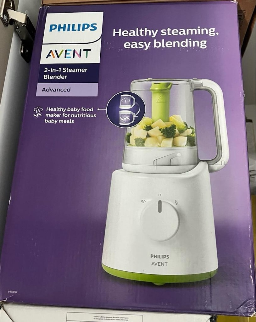Philips Avent 2’si 1 Arada Buharlı Pişirici & Blender Kutulu Temiz - 3