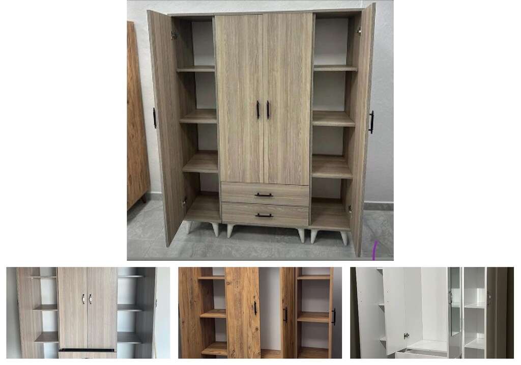 4 kapaklı elbise dolabı yipjweznnd - 4