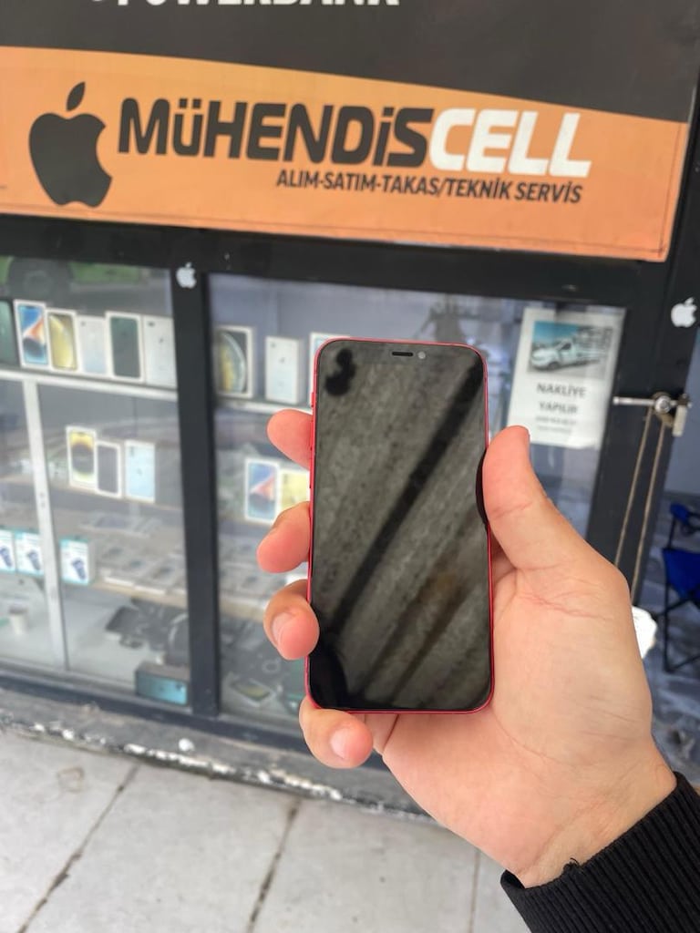 MÜHENDİSCELLDEN YURTİÇİ İPHONE 12 MİNİ KIRMIZI HATASIZ - 2