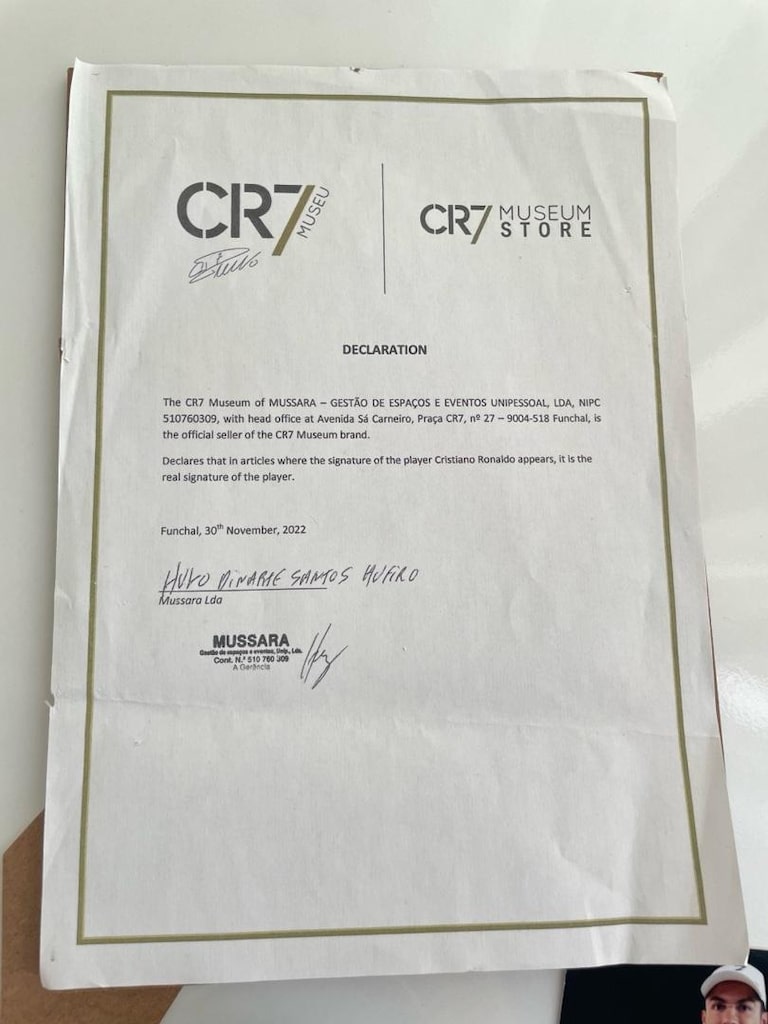 Ronaldo İmzalı Müze Topu - 4