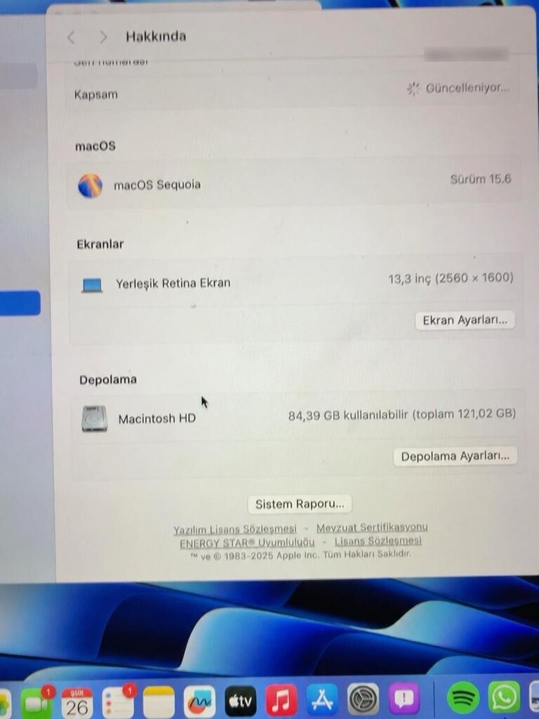 MacBook Pro 13 2019 A2159 8GB 128GB - 7