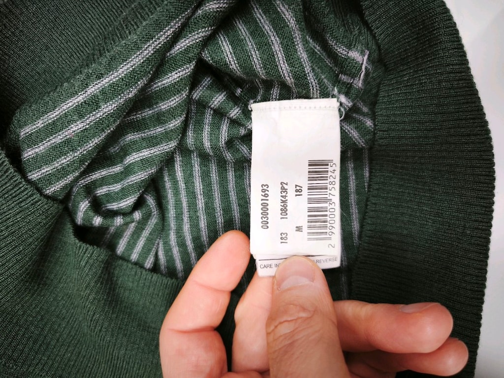 sıfır Benetton yün kazak M - 9