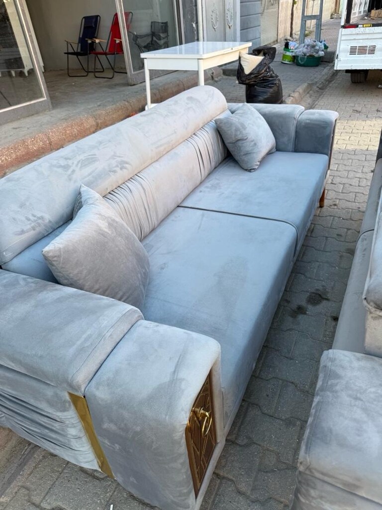 koltuk takımı 2adet 3lü eve teslim mekanizmalı - 6