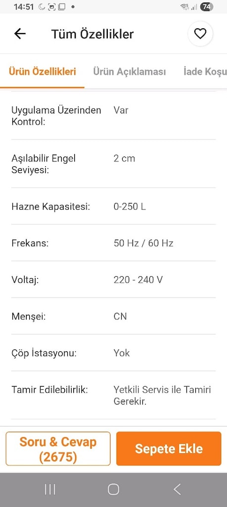 roborok robot süpürge - 6