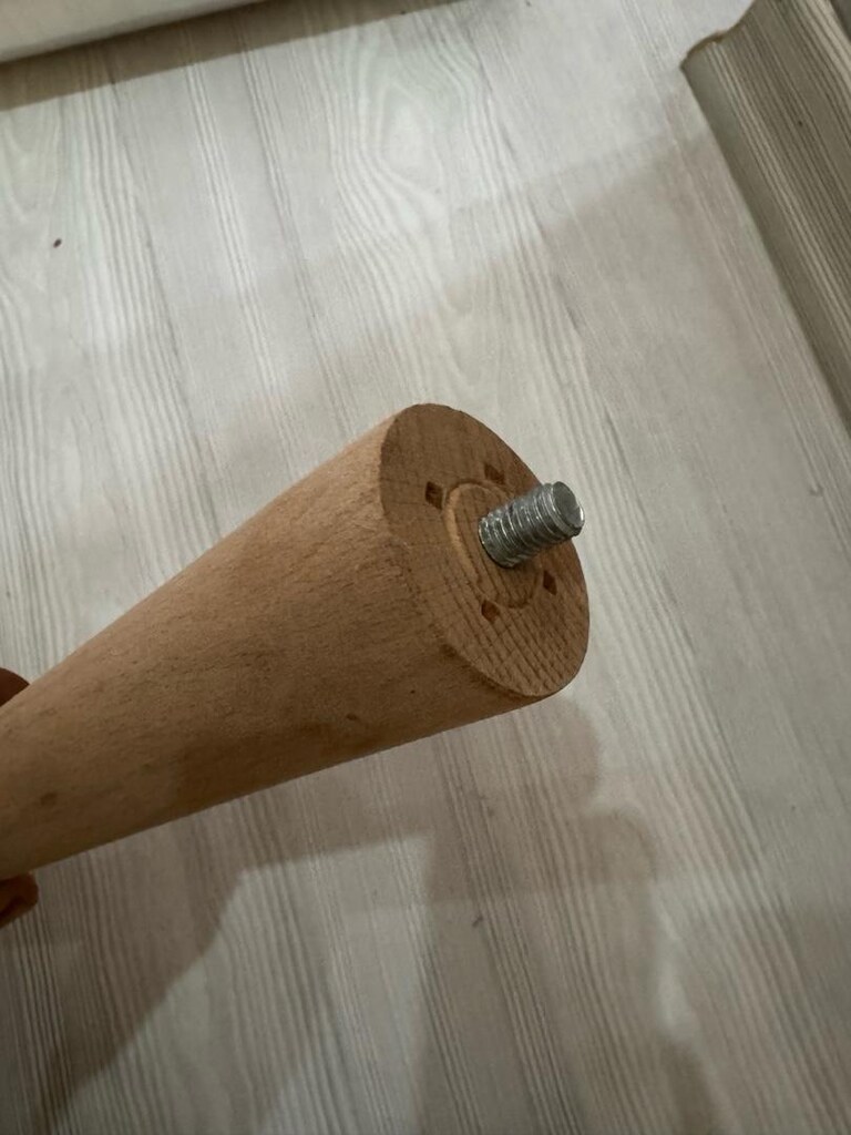 ahşap 40 cm vidalı ayak - 3