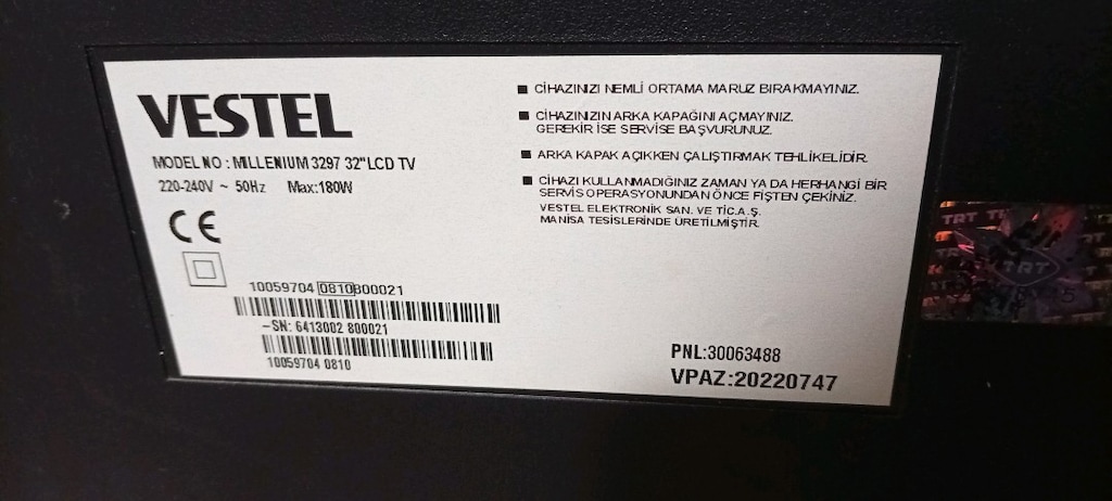 Vestel Millenium 3297 32 İnç (82 Ekran) LCD Televizyon - 4