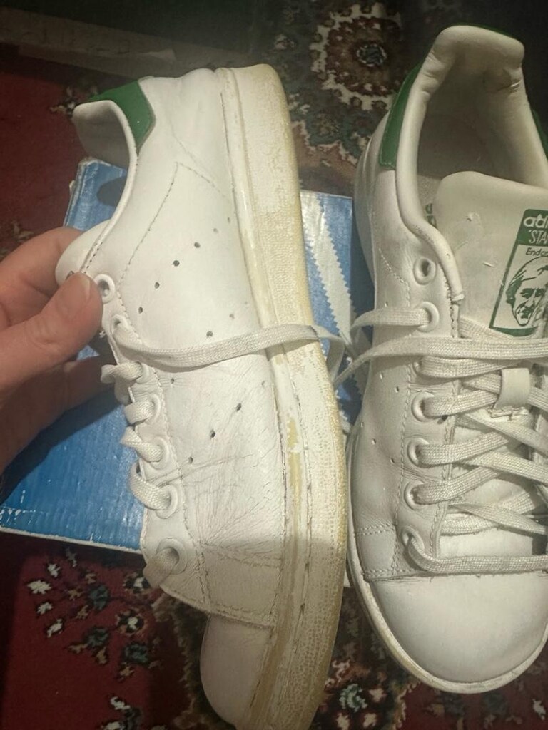 Beyaz Adidas Stan Smith Kadın Spor Ayakkabı - 2